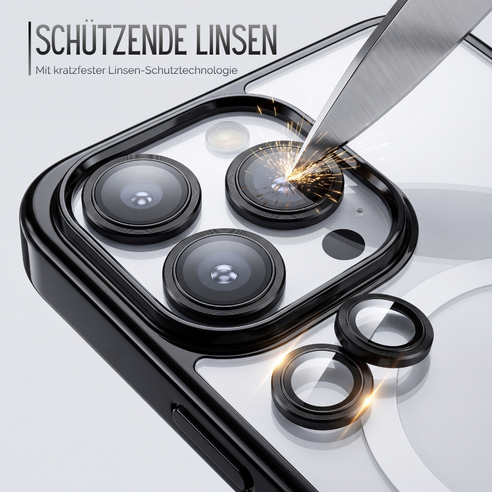 ClearGuard Pro Transparente Hülle + 3× Premium-Panzerglas 🎁