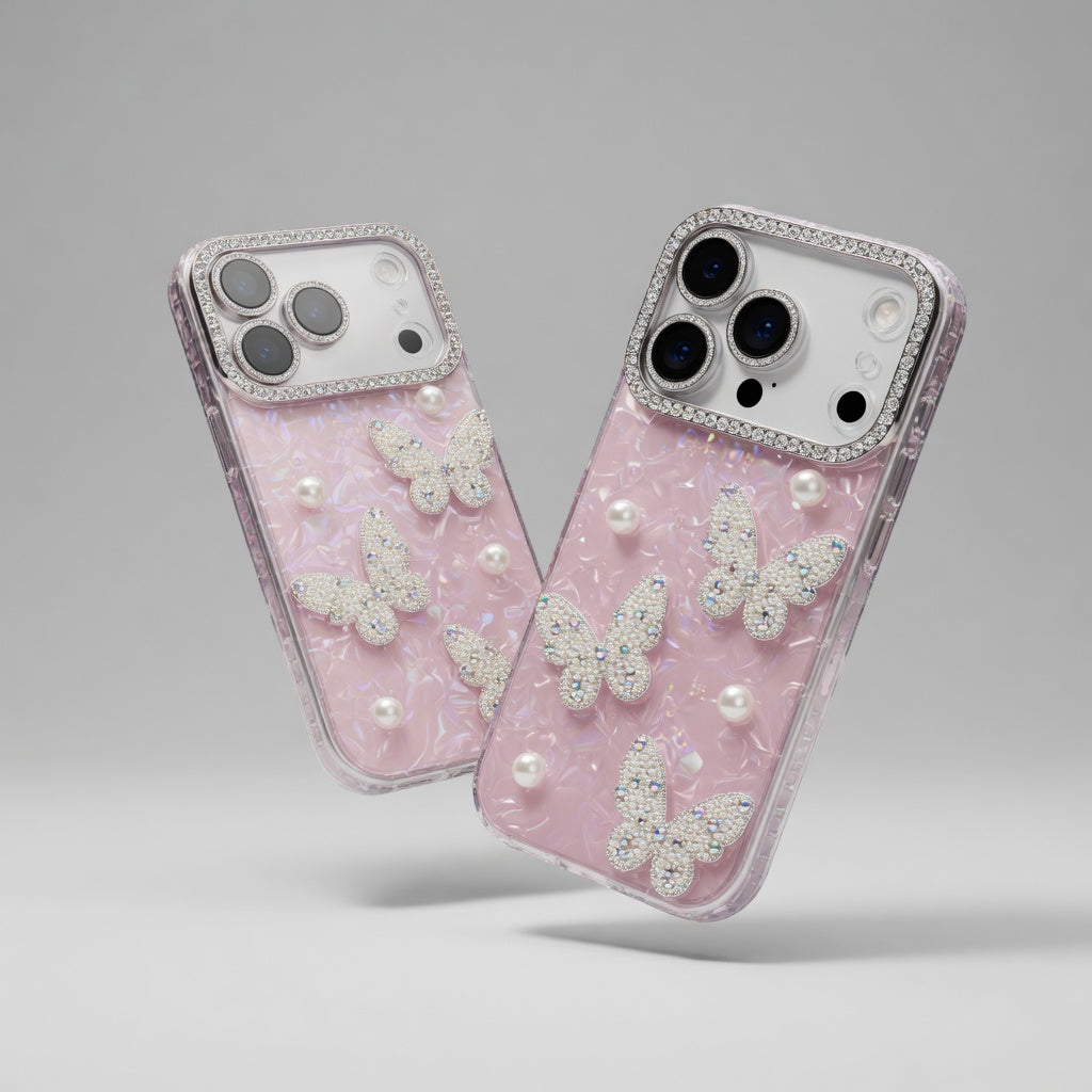 Schmetterling Diamant Hülle Strass – iPhone