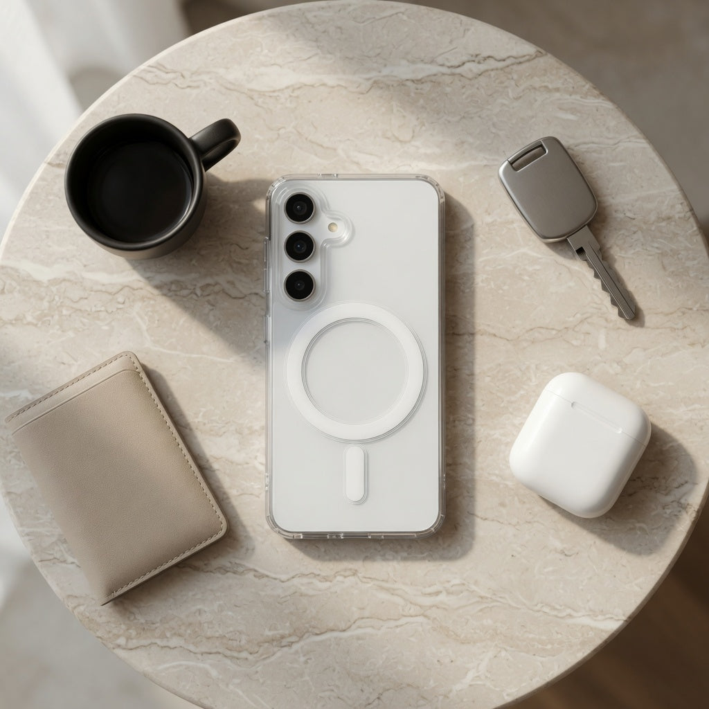 Galaxy Transparente MagSafe Hülle