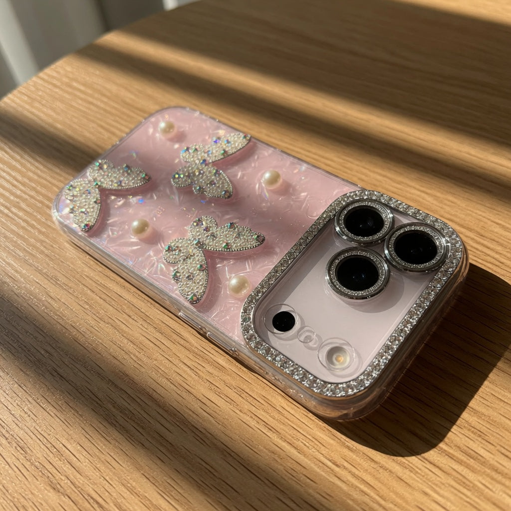 Schmetterling Diamant Hülle Strass – iPhone