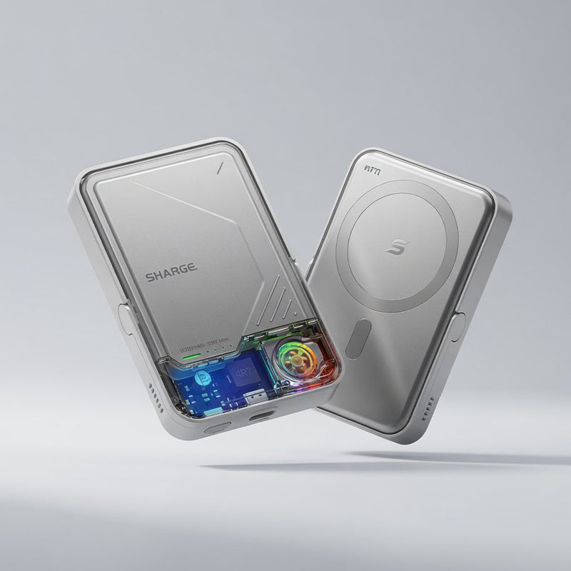 MagSafe Powerbank 10000mAh Qi2 mit Kühlung