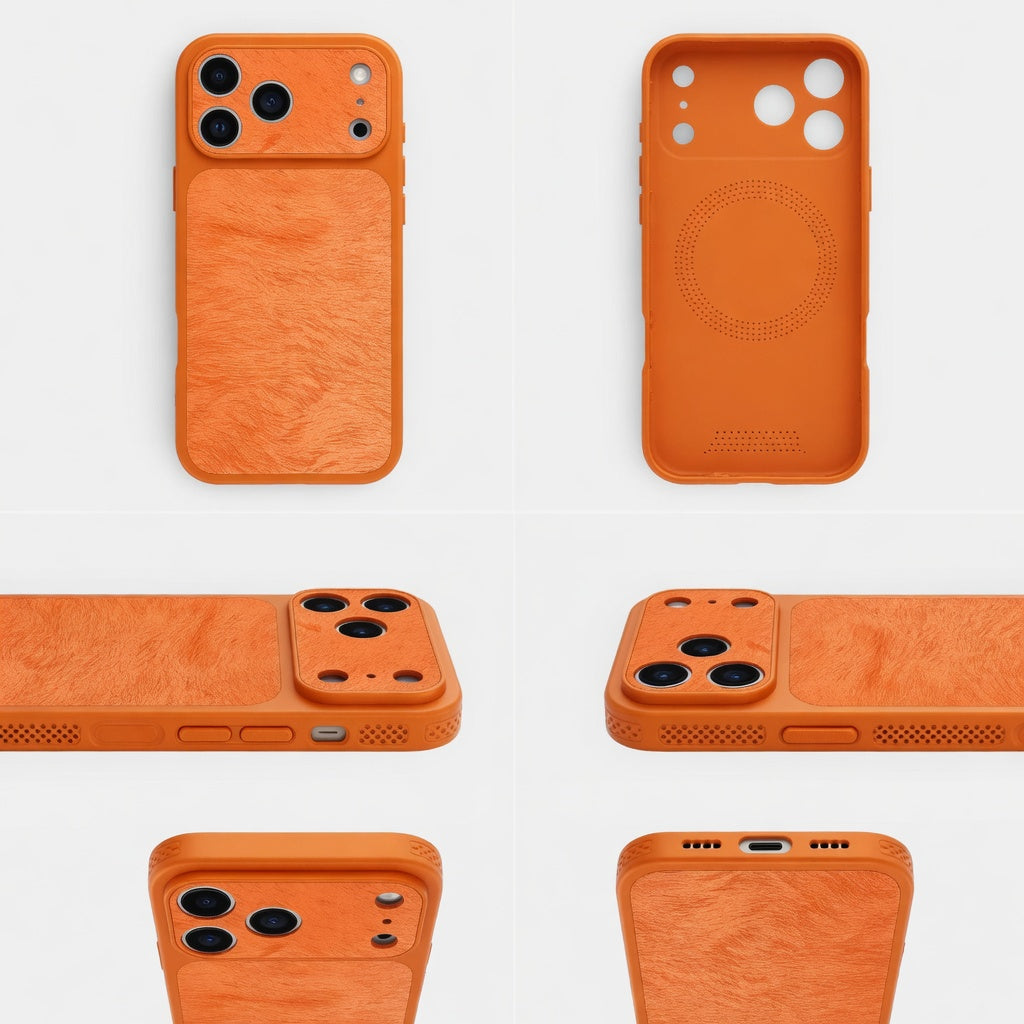 Samt Hülle mit Wärmeableitung – iPhone