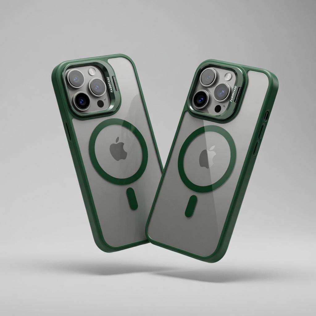 MagSafe Hülle mit Ständer Glas-Look – iPhone