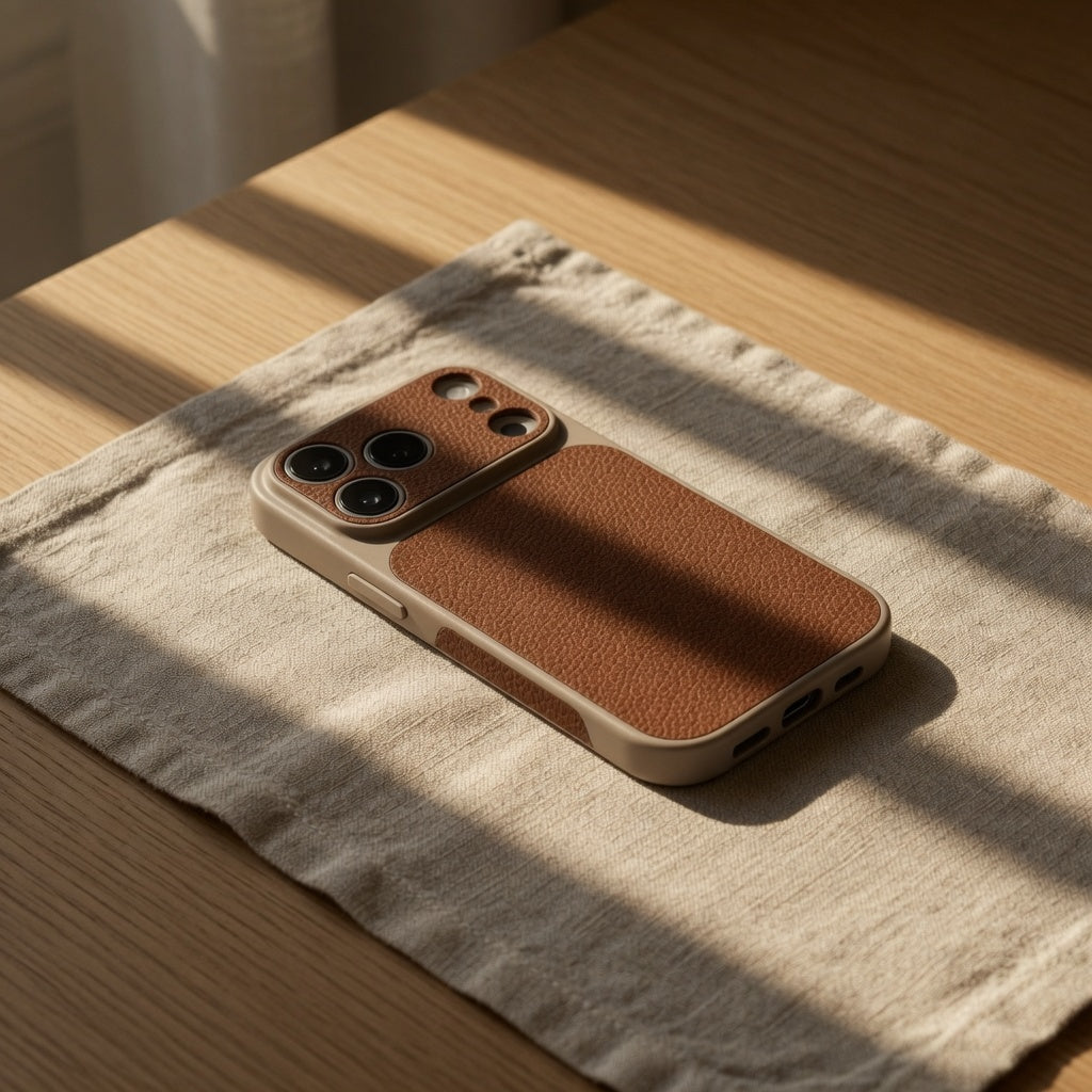 Matte Leather Veganes Leder Hülle – iPhone