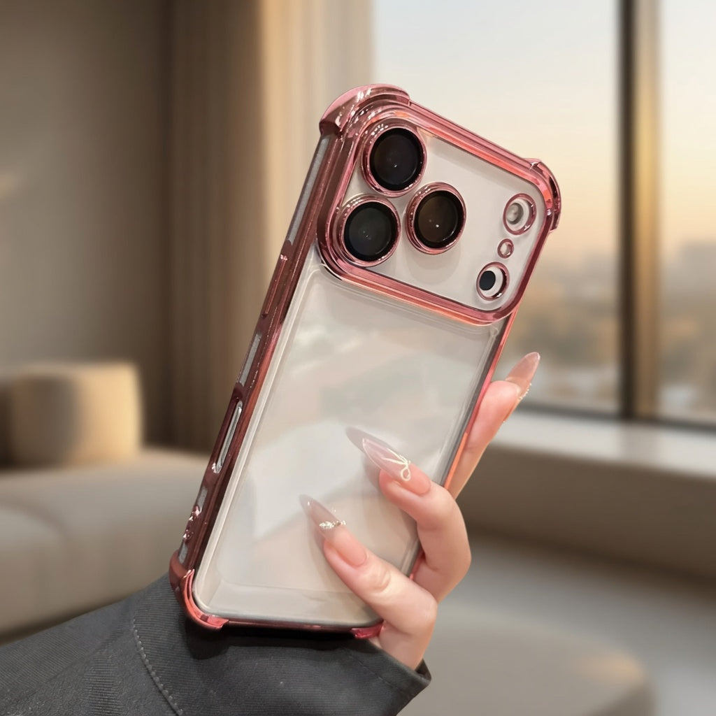 Puffer Clear Transparente Hülle Air-Cushion – iPhone
