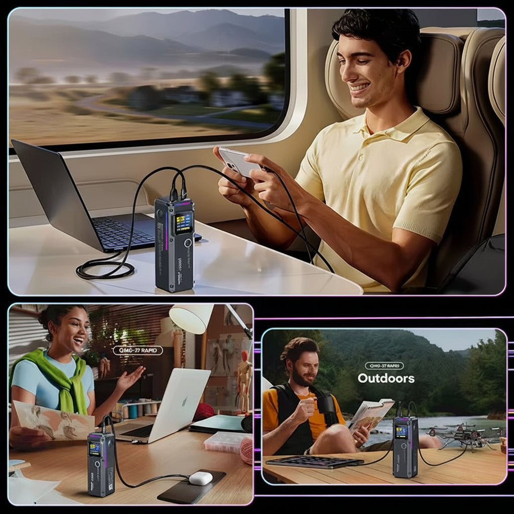 Powerbank 27000mAh 140W PD MacBook & iPhone