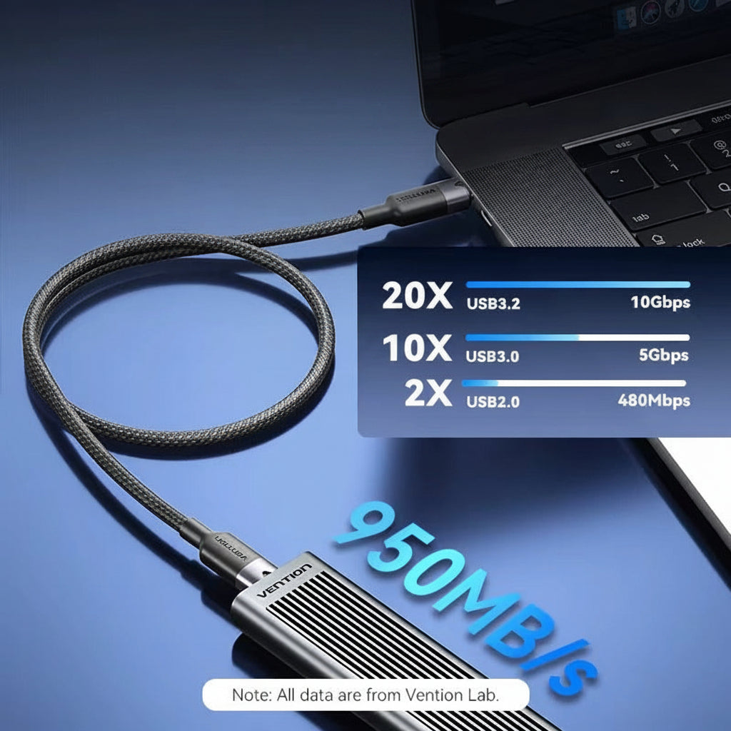 USB-C Datenkabel 100W 4K 60Hz – PD Schnellladen