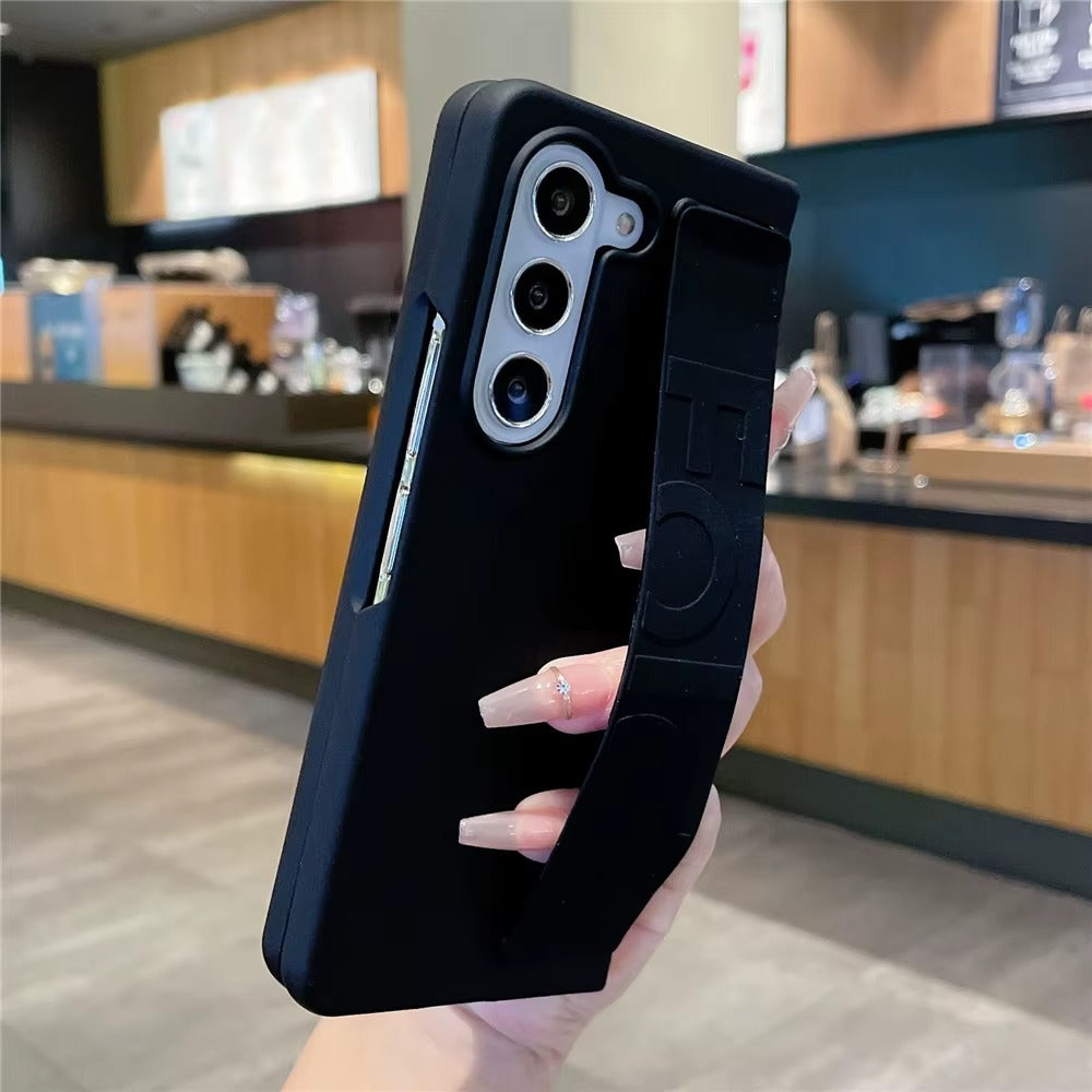 Galaxy Z Fold Silikon Hülle mit Handschlaufe
