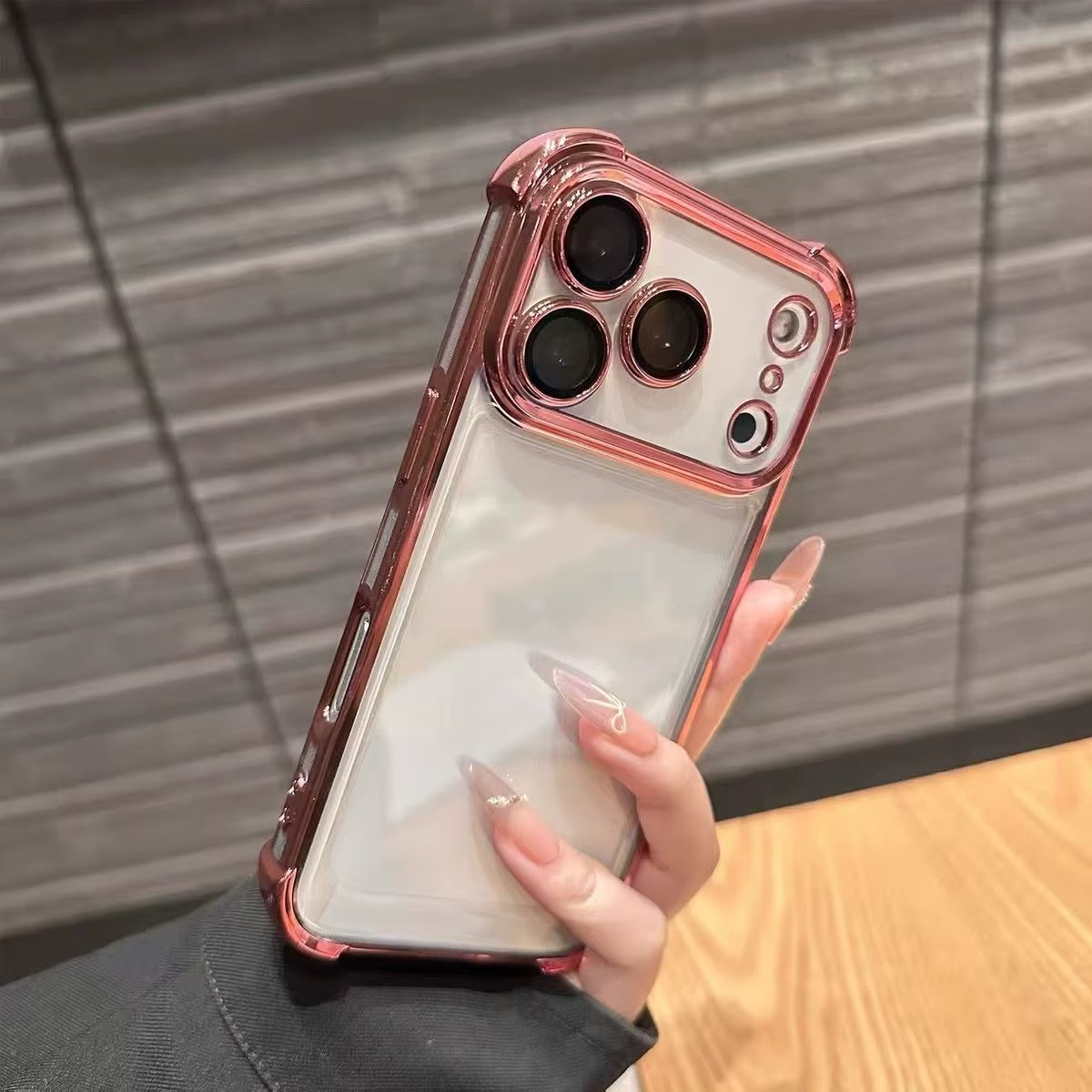 Puffer Clear Transparente Hülle Air-Cushion – iPhone