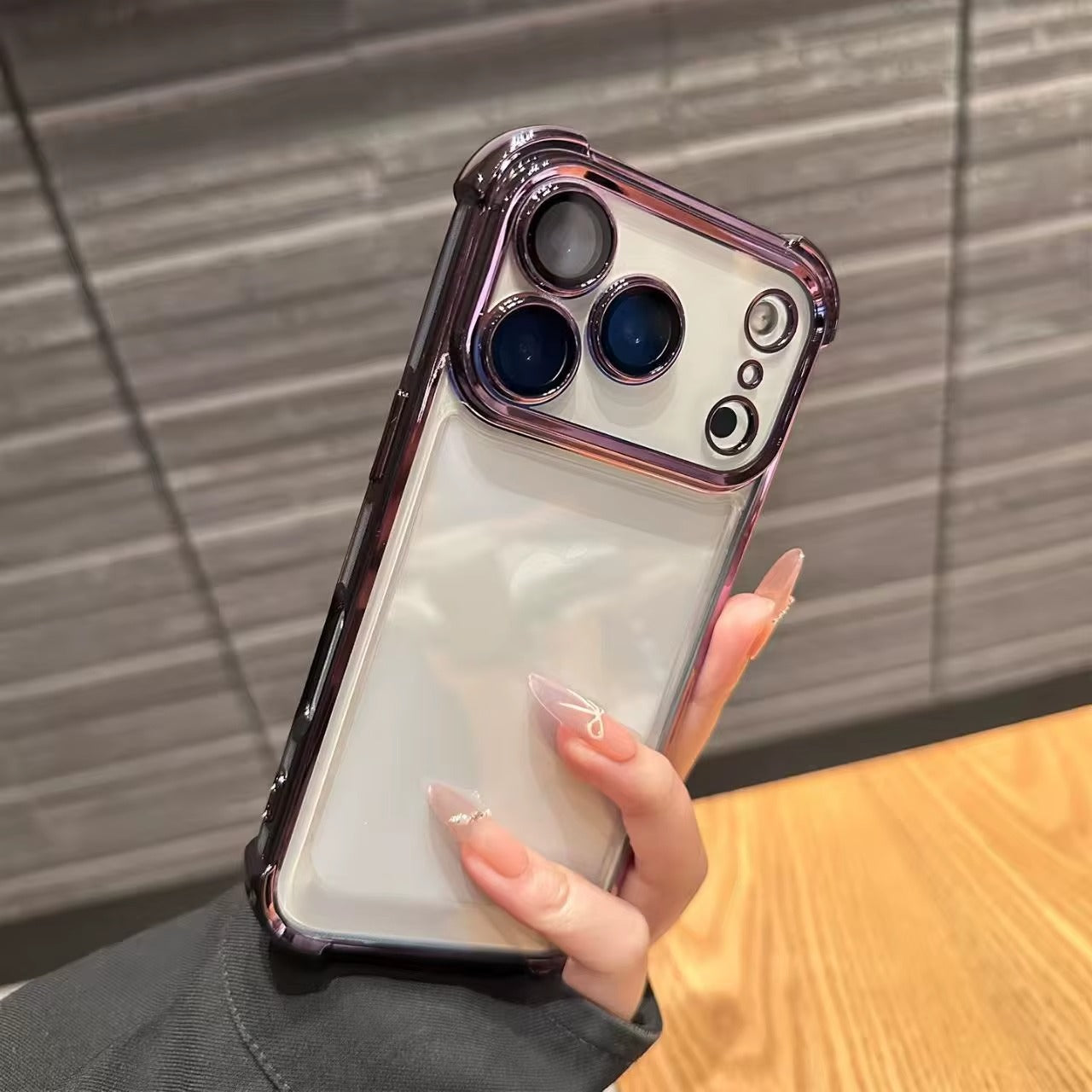 Puffer Clear Transparente Hülle Air-Cushion – iPhone