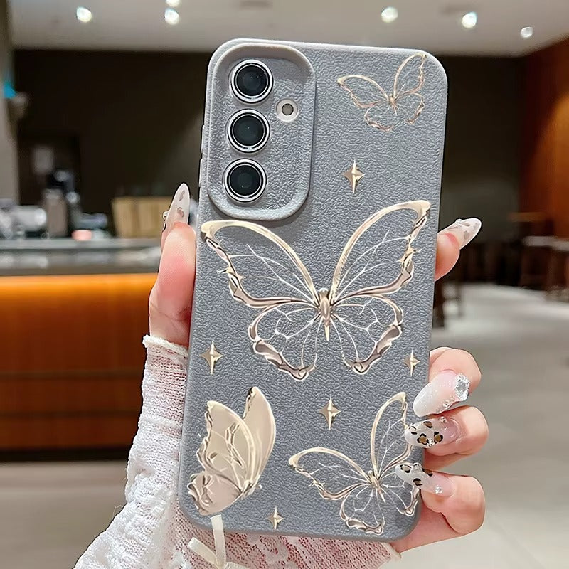 Galaxy Schmetterling Designer Hülle