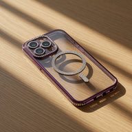Transparente MagSafe Glitzer Hülle – iPhone