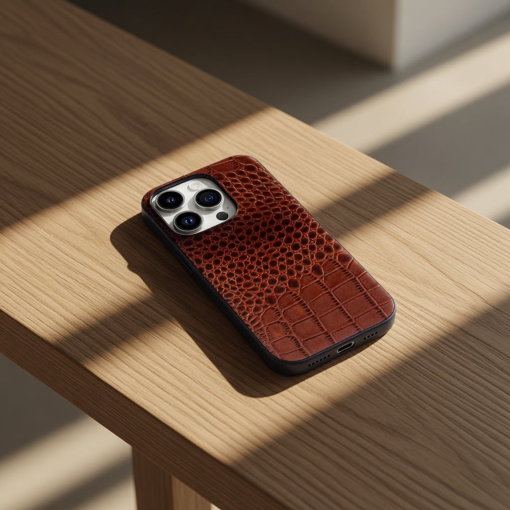Echtleder Hülle 100% Rindsleder – iPhone