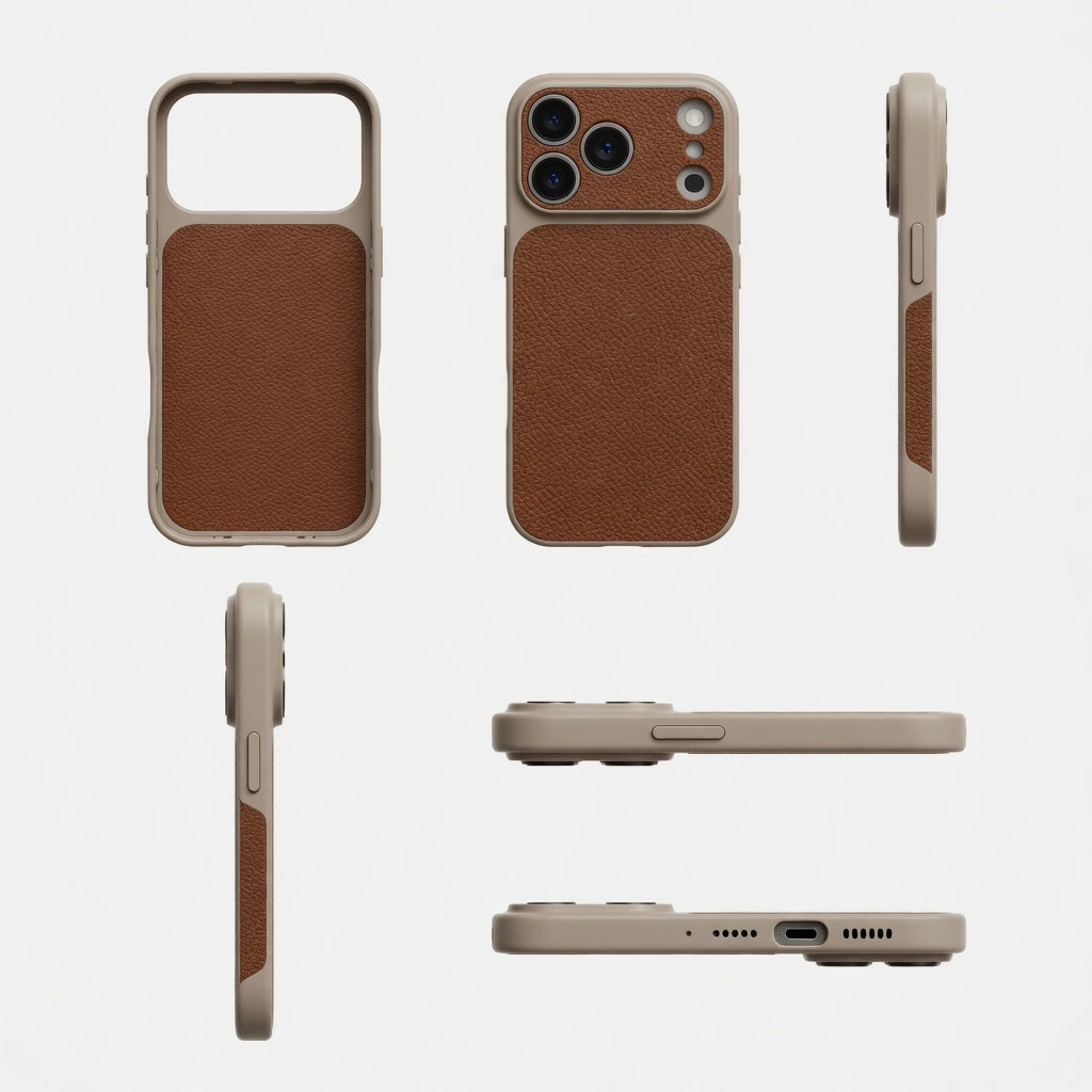 Matte Leather Veganes Leder Hülle – iPhone