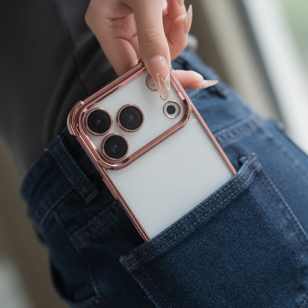 Puffer Clear Transparente Hülle Air-Cushion – iPhone