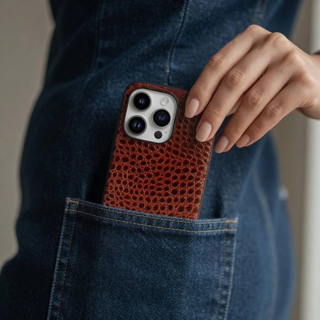 Echtleder Hülle 100% Rindsleder – iPhone