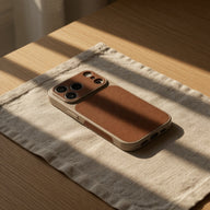 Matte Leather Veganes Leder Hülle – iPhone