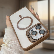 MagSafe Hülle mit Ständer Glas-Look – iPhone