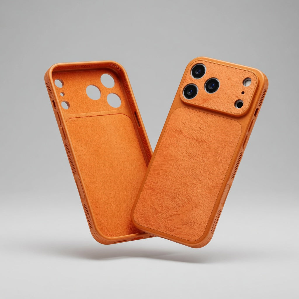 Samt Hülle mit Wärmeableitung – iPhone