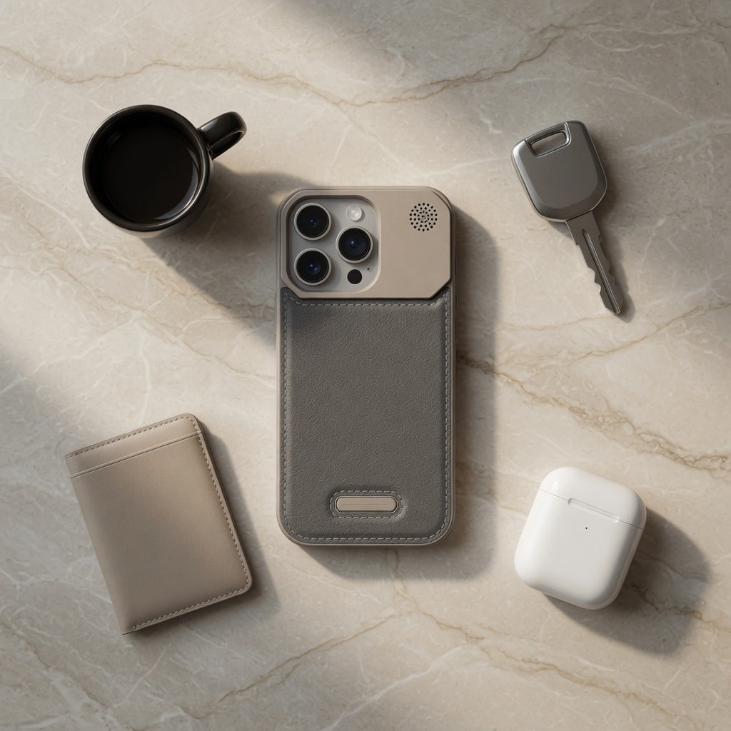 Premium Leder MagSafe Hülle – iPhone