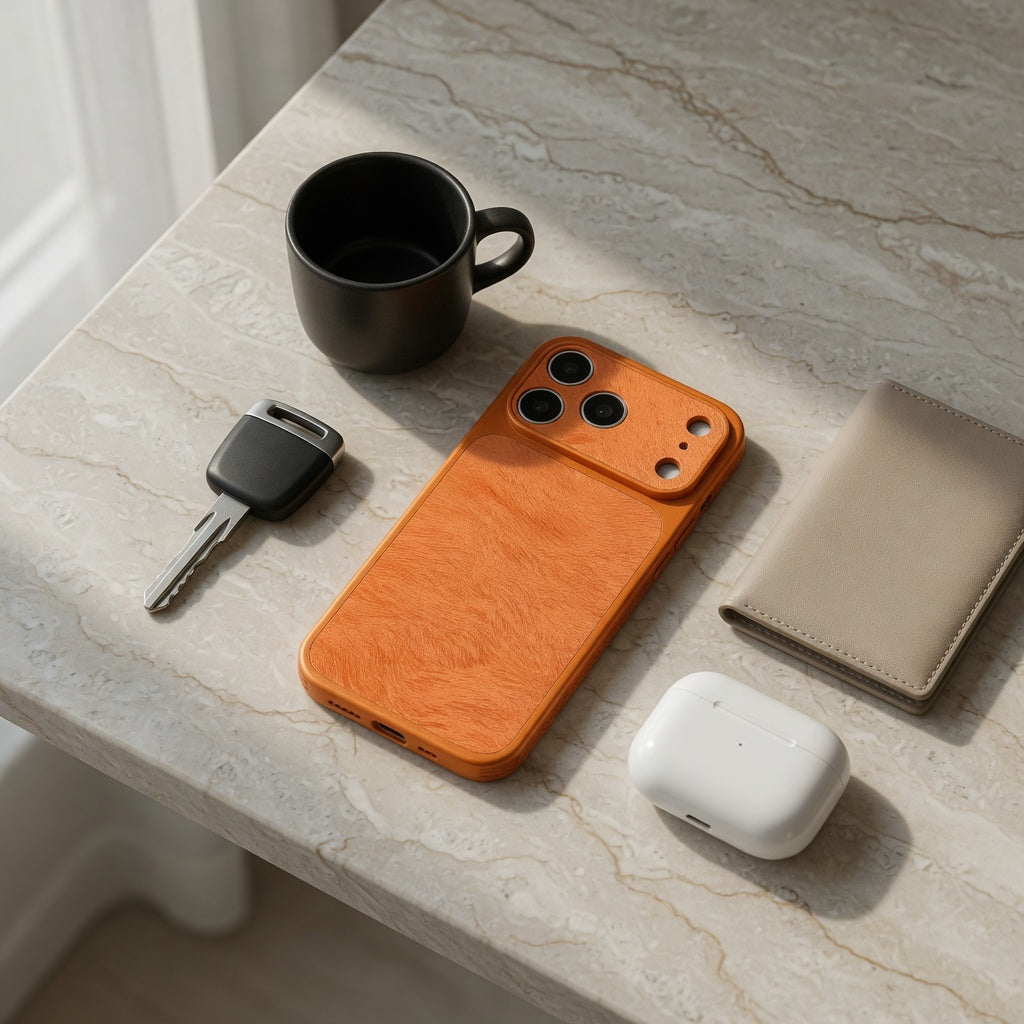 Samt Hülle mit Wärmeableitung – iPhone