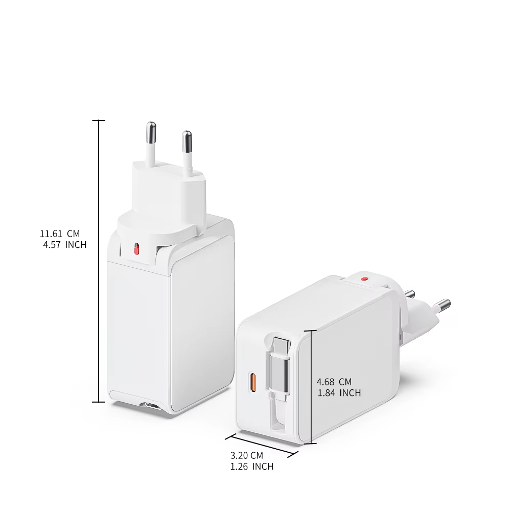 GaN Schnellladegerät 65W Faltbar