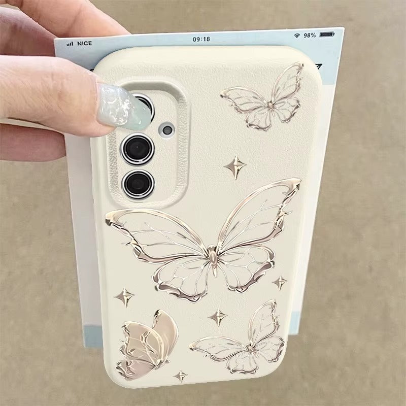Galaxy Schmetterling Designer Hülle