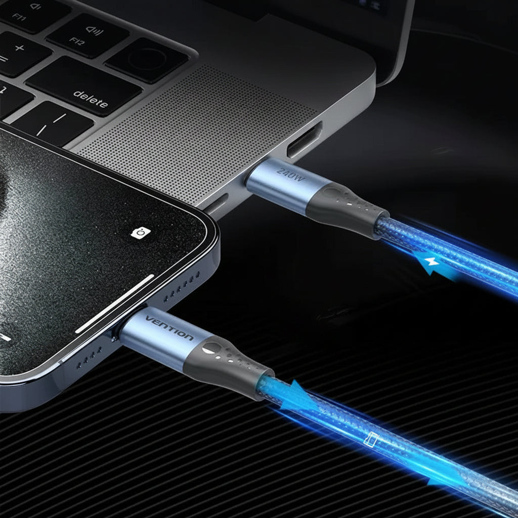 USB-C Ladekabel 240W PD 3.1 Schnellladen