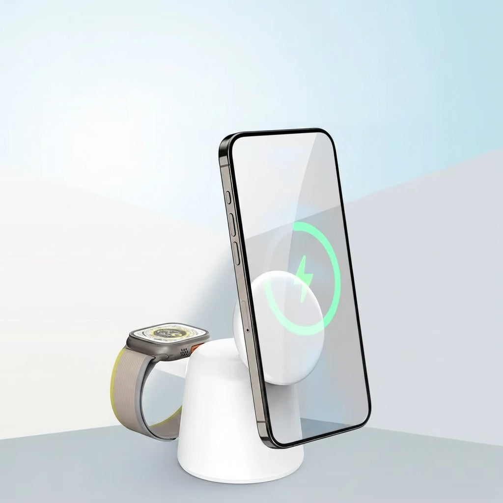 3-in-1 Ladestation MagSafe iPhone & Watch