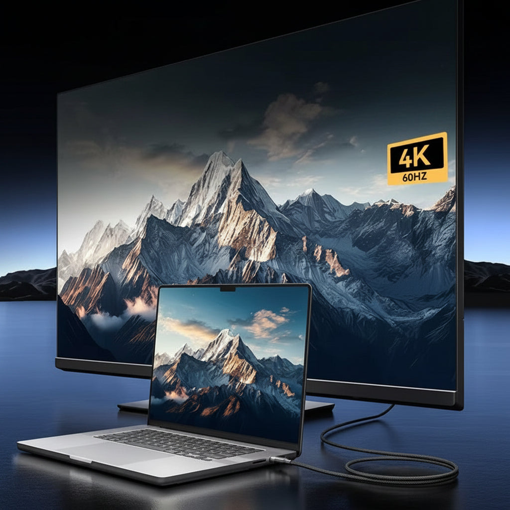USB-C Datenkabel 100W 4K 60Hz – PD Schnellladen