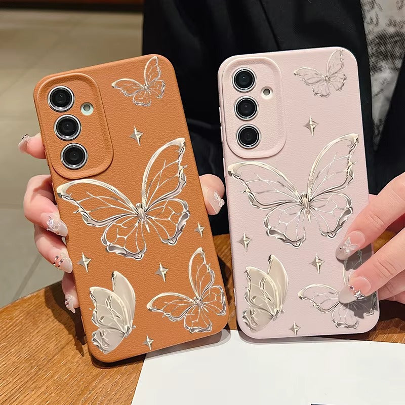 Galaxy Schmetterling Designer Hülle
