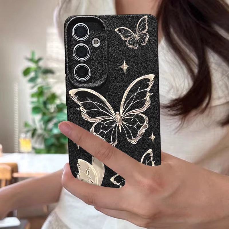 Galaxy Schmetterling Designer Hülle