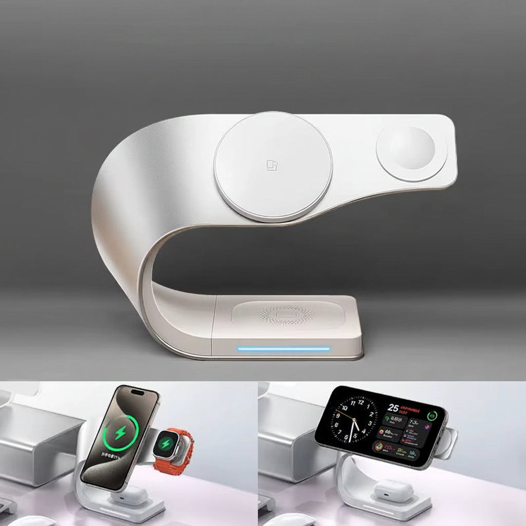 4-in-1 Ladestation MagSafe iPhone & Watch