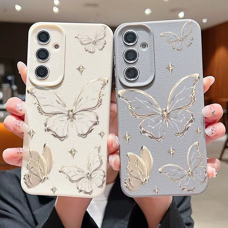 Galaxy Schmetterling Designer Hülle
