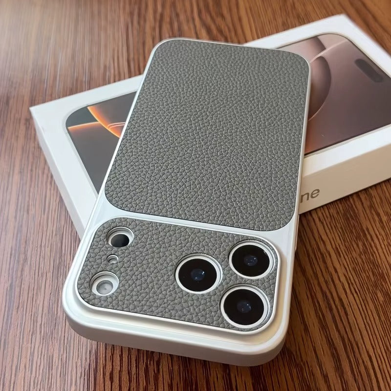 Matte Leather Veganes Leder Hülle – iPhone