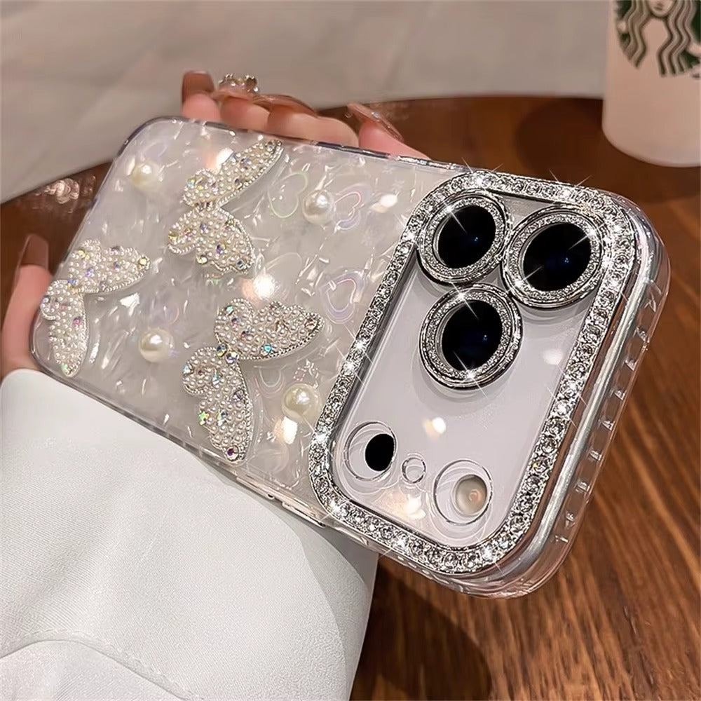 Schmetterling Diamant Hülle Strass – iPhone