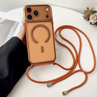 Transparente MagSafe Hülle mit Umhängeband – iPhone
