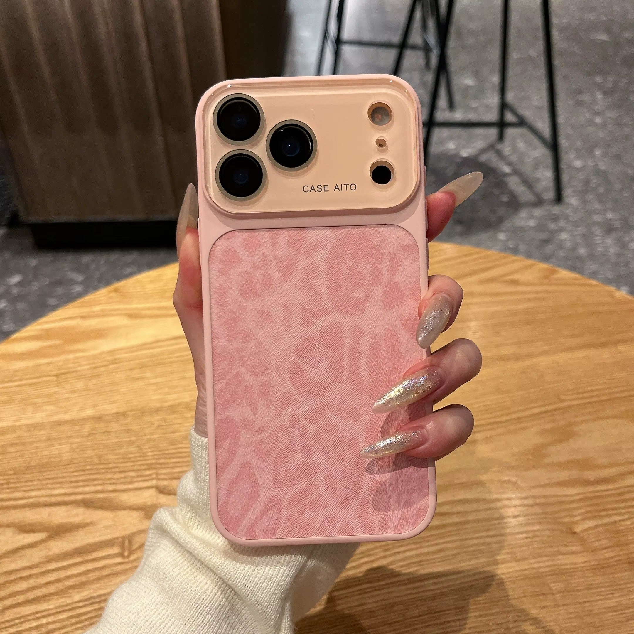 Leoparden Hülle mit Sichtfenster – iPhone