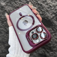 MagSafe Hülle mit Ständer Glas-Look – iPhone