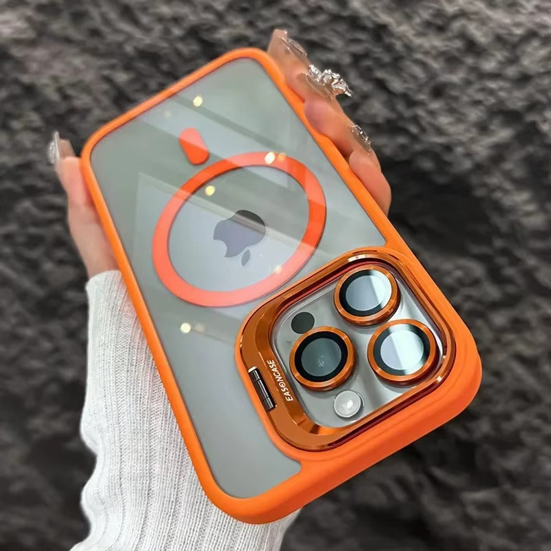 MagSafe Hülle mit Ständer Glas-Look – iPhone