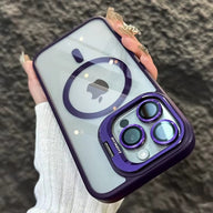 MagSafe Hülle mit Ständer Glas-Look – iPhone