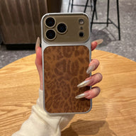Leoparden Hülle mit Sichtfenster – iPhone