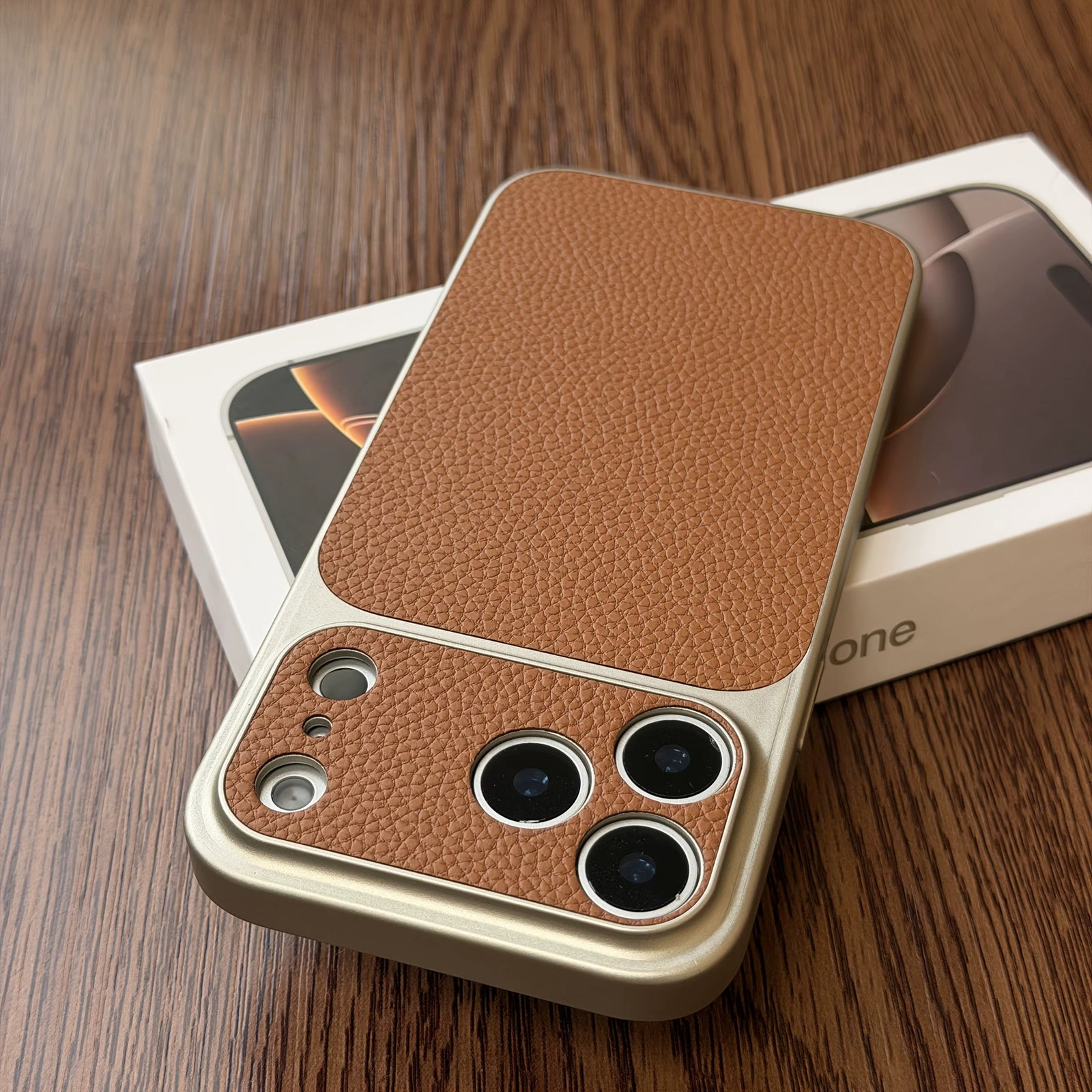 Matte Leather Veganes Leder Hülle – iPhone