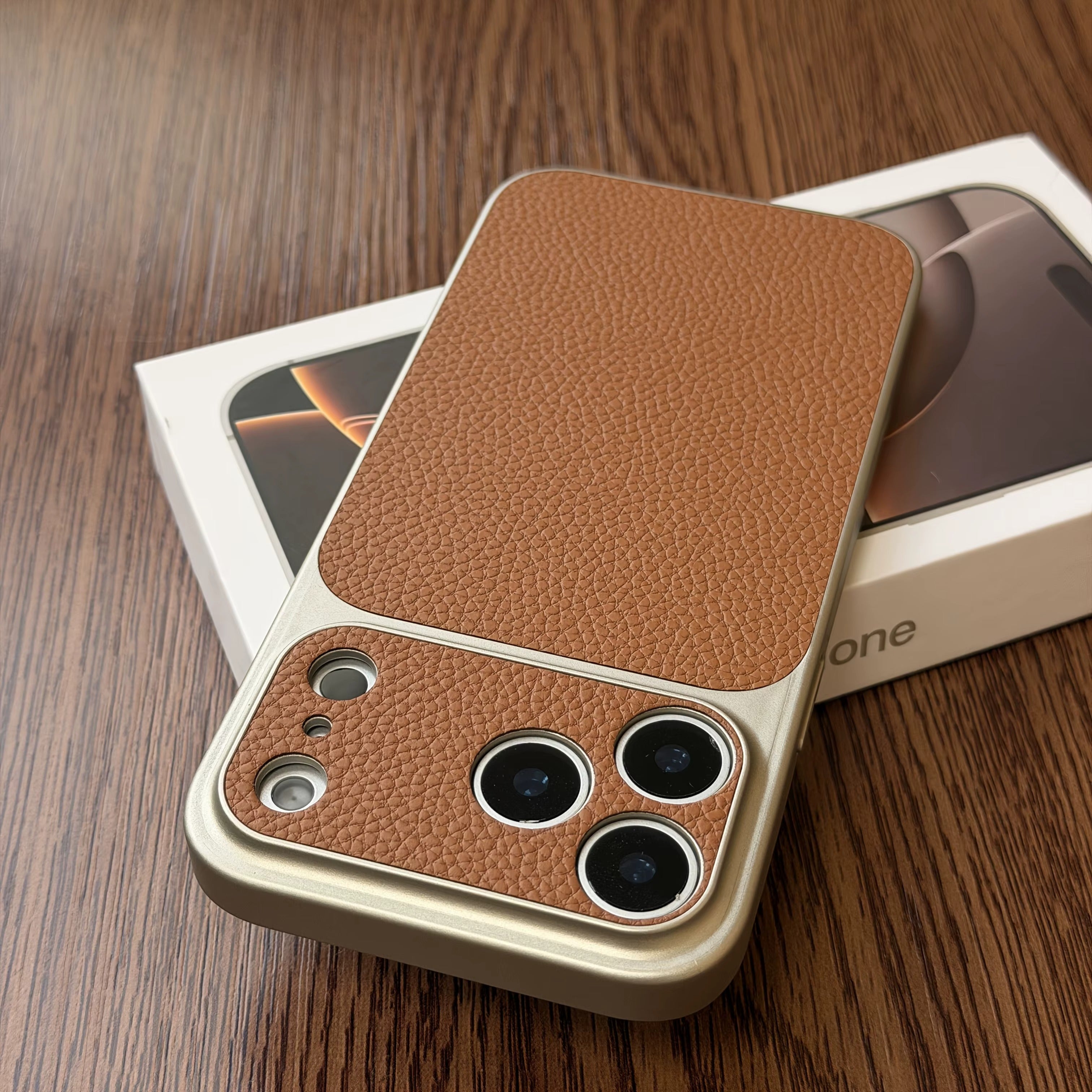Matte Leather Veganes Leder Hülle – iPhone