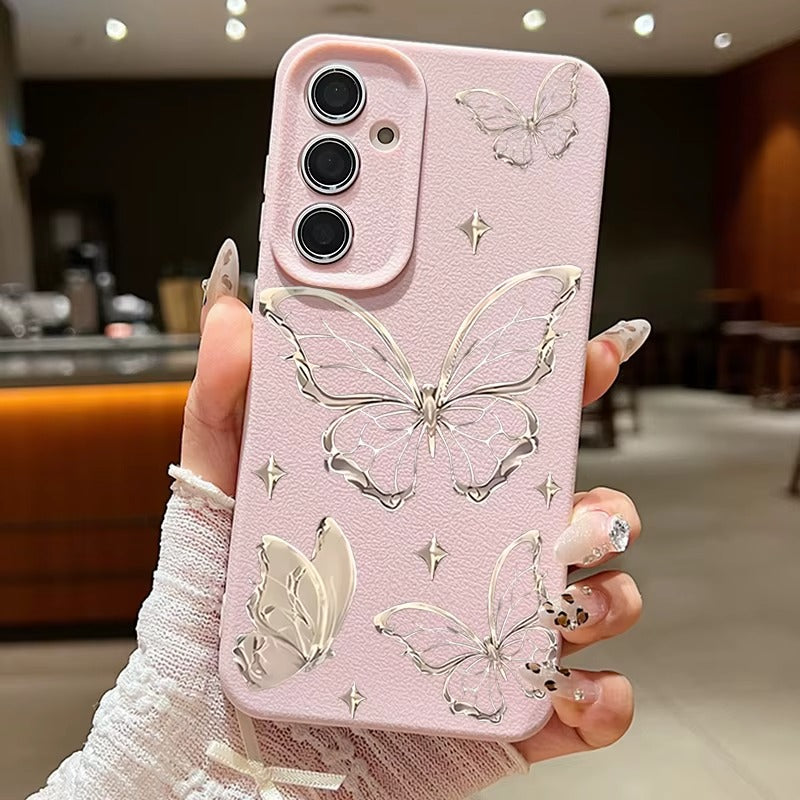Galaxy Schmetterling Designer Hülle