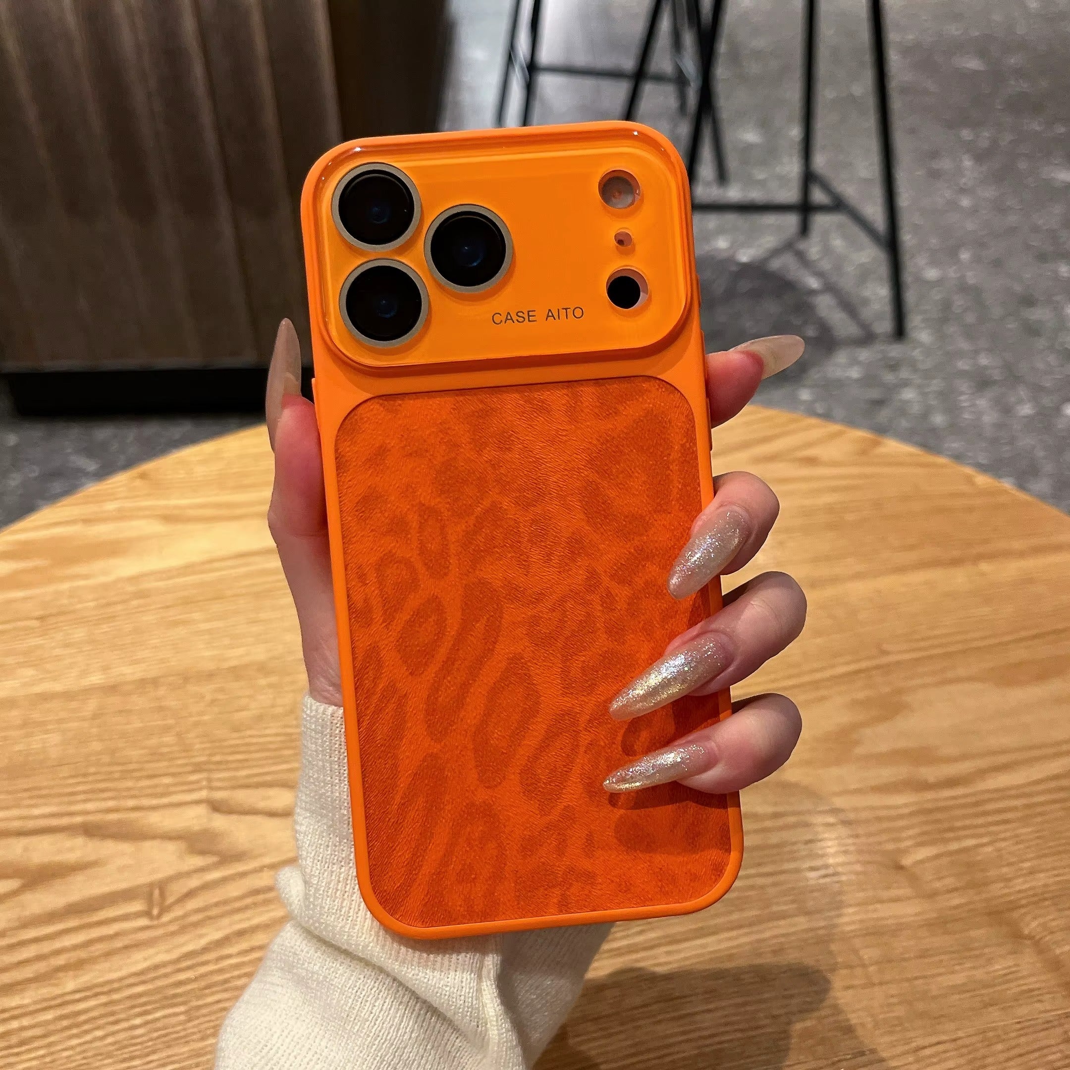 Leoparden Hülle mit Sichtfenster – iPhone