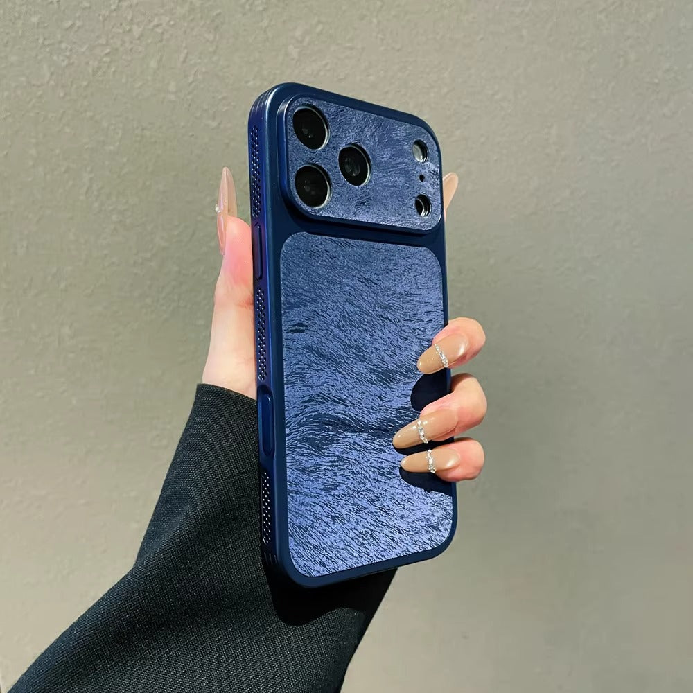 Samt Hülle mit Wärmeableitung – iPhone
